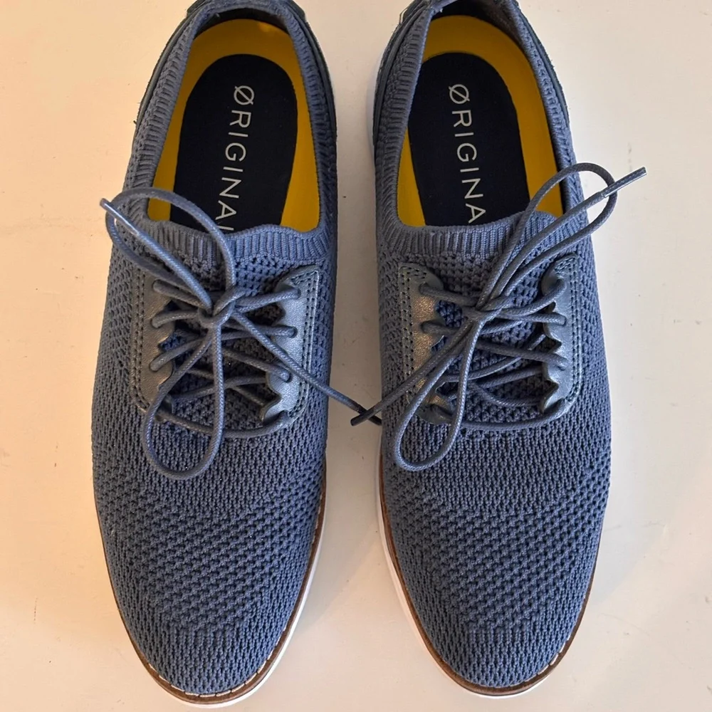 Cole Haan OriginalGrand Meridian Oxford China Blue Stitchlite W22405 Sz 5
